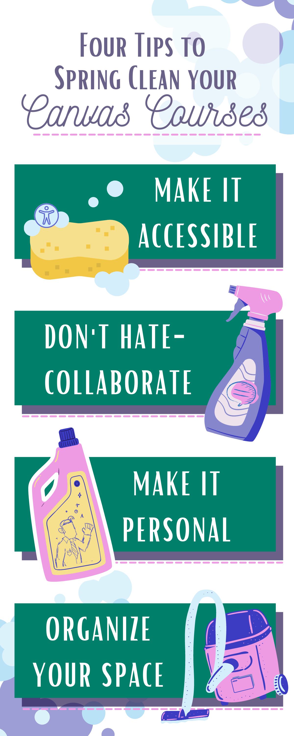 Spring Clean Canvas Infographic